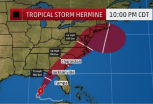 Tropical Storm Hermine Hits Florida