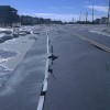 Road damage to Hightway 12 near Rodanthe, NC.