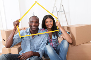 Young adults looking for more affordable homeowners insurance rates online.