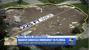 Massive sinkhole in Florida