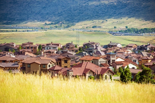 Denver Colorad Metro Residential Area