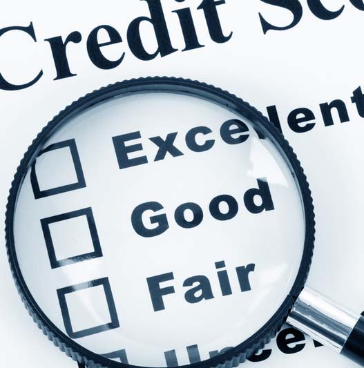 How are credit scores of homeowners checked or determined by insurance companies?