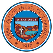 The Great Seal of the State of Arizona.