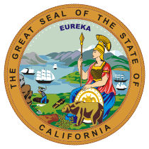 The Great Seal of the State of California.