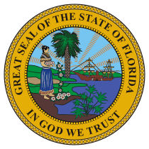 The Great Seal of the State of FL.