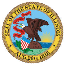 The Great Seal of the State of Illinois.