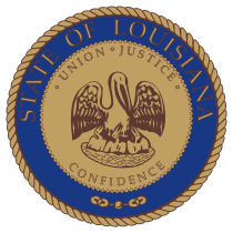 The Great Seal of the State of Louisiana.