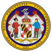 The Great Seal of the State of Maryland.