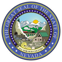 The Great Seal of the State of Nevada.