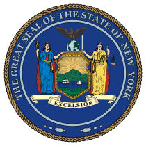 The Great Seal of the State of New York.