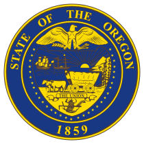 The Great Seal of the State of Oregon.