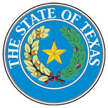 The Great Seal of the State of TX.