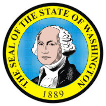 The Great Seal of the State of Washington.