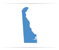 Delaware State Map Outline