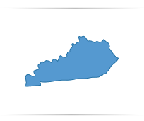 Kentucky State Map Outline