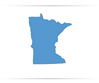 Minnesota State Map Outline