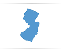 NJ State Map Outline