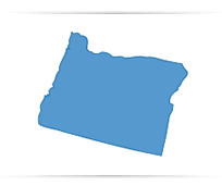 Jackson County, Oregon State Map Outline
