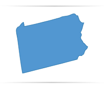 Pennsylvania State Map Outline